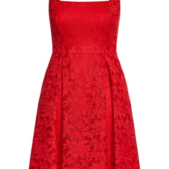 Brand new plus size 20 lace red dress - Picture 3 of 3